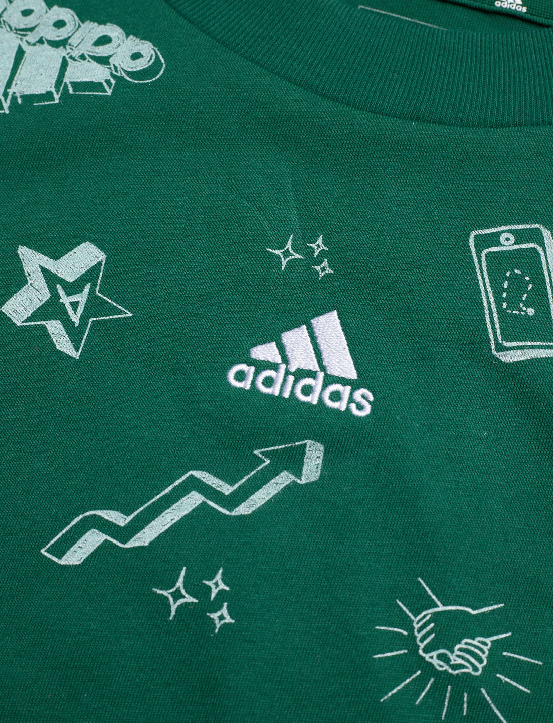 Adidas printed top t shirt