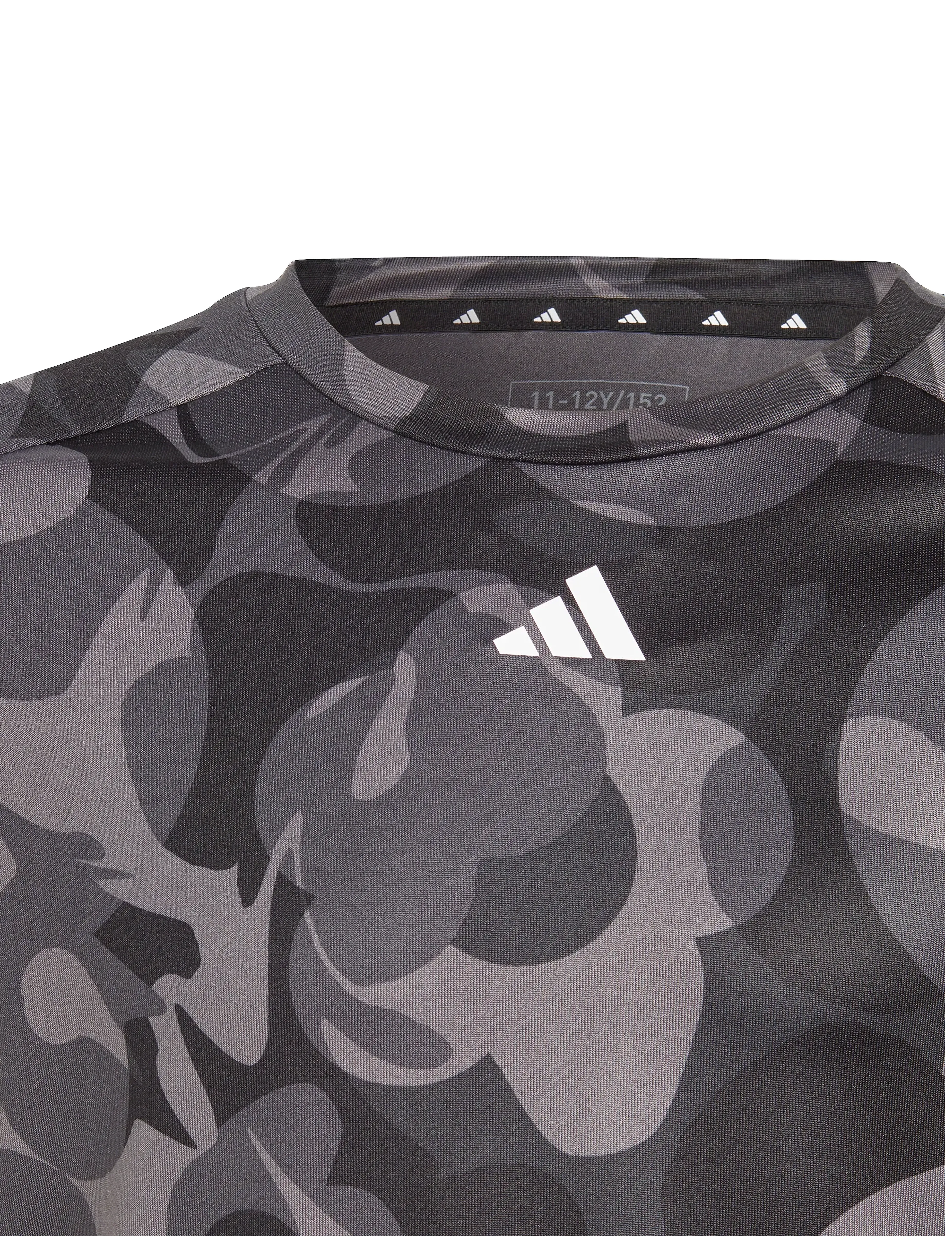 adidas Sportswear - JG TR-ES AOP T - black/carbon/gresix/g - 2