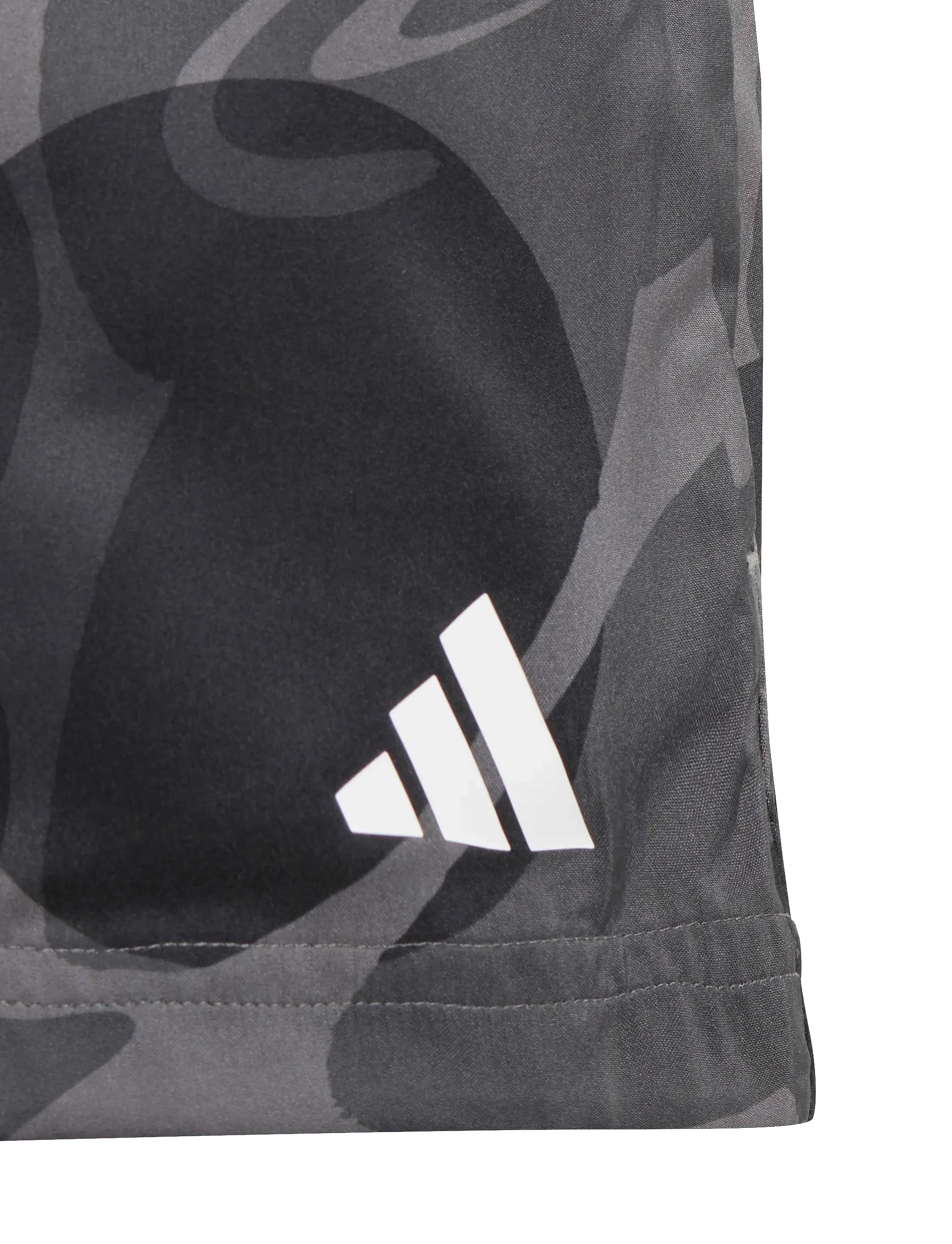 adidas Sportswear - Essentials AEROREADY Seasonal Print Shorts Kids - black/carbon/gresix/g - 2