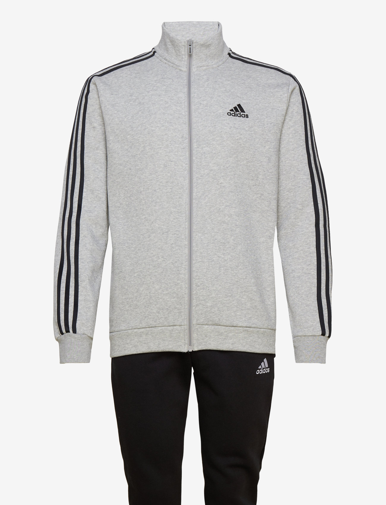 adidas Sportswear - M 3S FL TT TS - mgreyh/black - 0