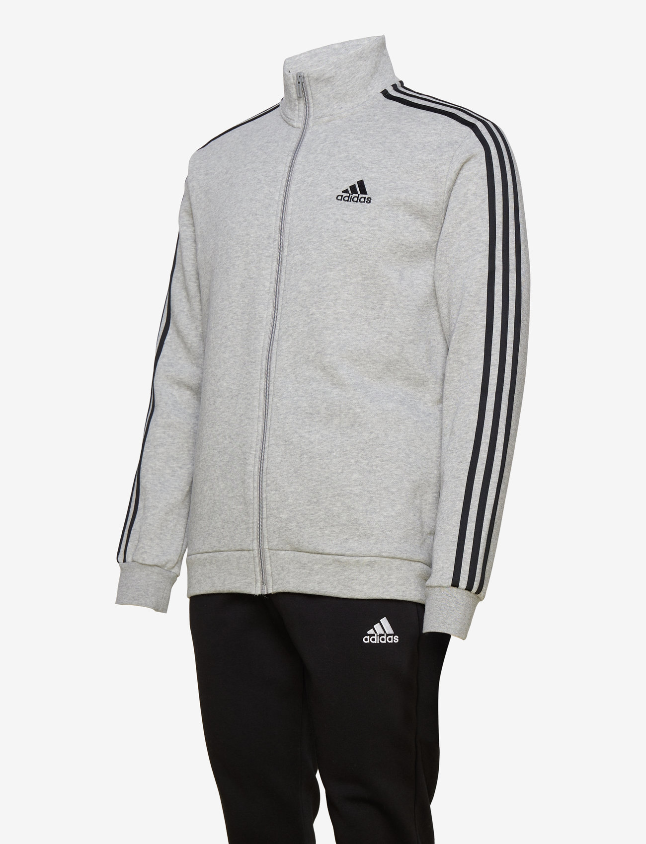 adidas Sportswear - M 3S FL TT TS - mgreyh/black - 3