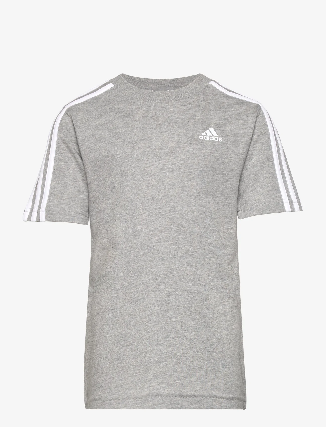 adidas Sportswear - U 3S TEE - short-sleeved t-shirts - mgreyh/white - 0