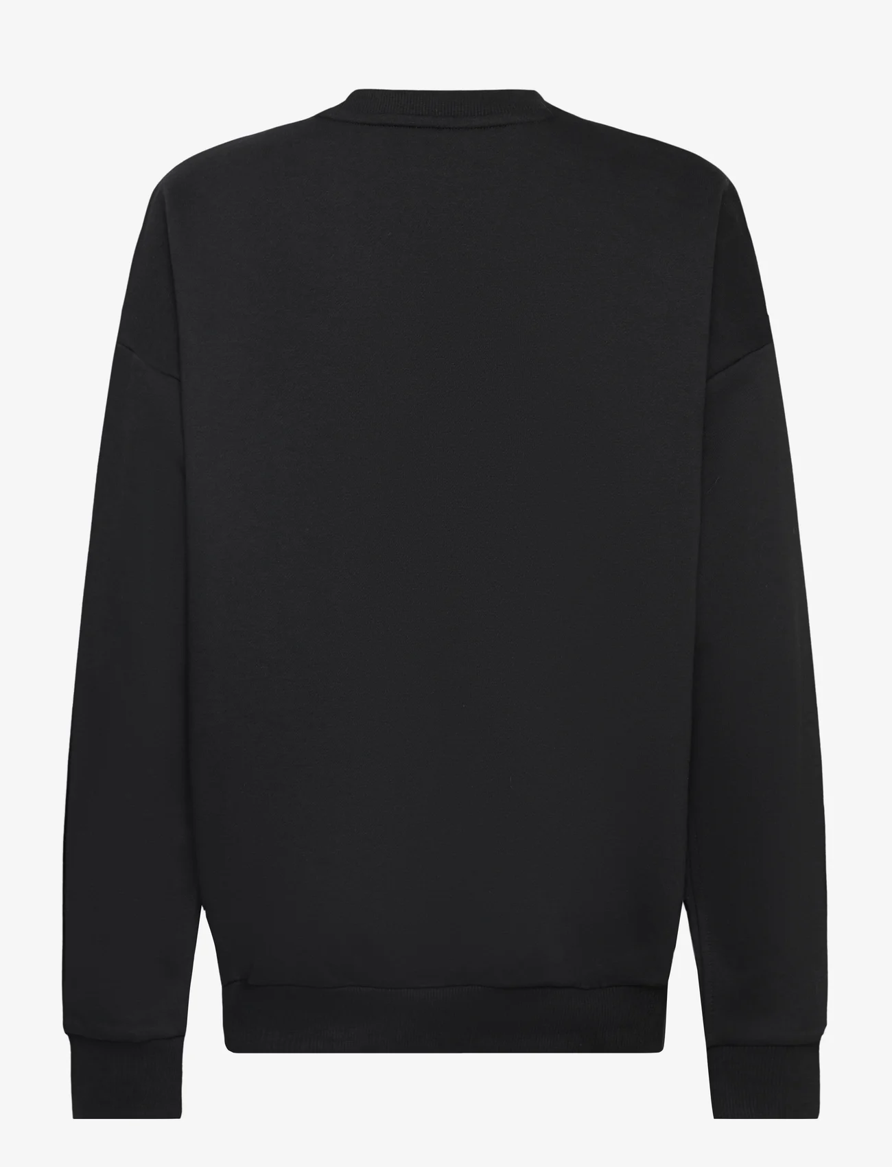 adidas Sportswear - Fleece Crew Sweatshirt Kids - sportiska stila džemperi - black/white - 1