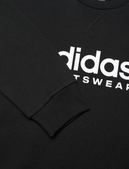 adidas Sportswear - Fleece Crew Sweatshirt Kids - sportiska stila džemperi - black/white - 2