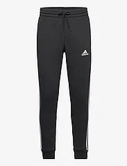 adidas Sportswear - ESSENTIALS FLEECE TAPERED CUFF 3-STRIPES PANTS - pants - black/white - 1