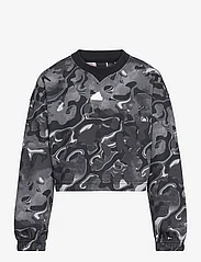 adidas Sportswear - JG FI AOP SWT - sweatshirts & hoodies - gretwo/grethr/black - 0