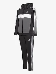 adidas Sportswear - J 3S TIB FL TS - joggingset - black/white/grefiv - 2