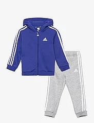 adidas Sportswear - I 3S FZ FL JOG - sportanzüge - selubl/white - 0