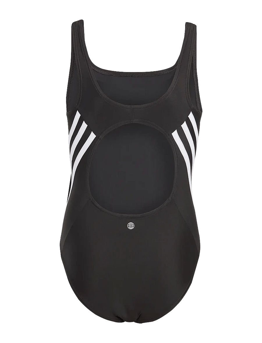 adidas Sportswear - 3S SWIMSUIT - zemākās cenas - black/white - 1