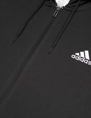 adidas Sportswear - M 3S FT FZ HD - džemperi ar kapuci - black/white - 2