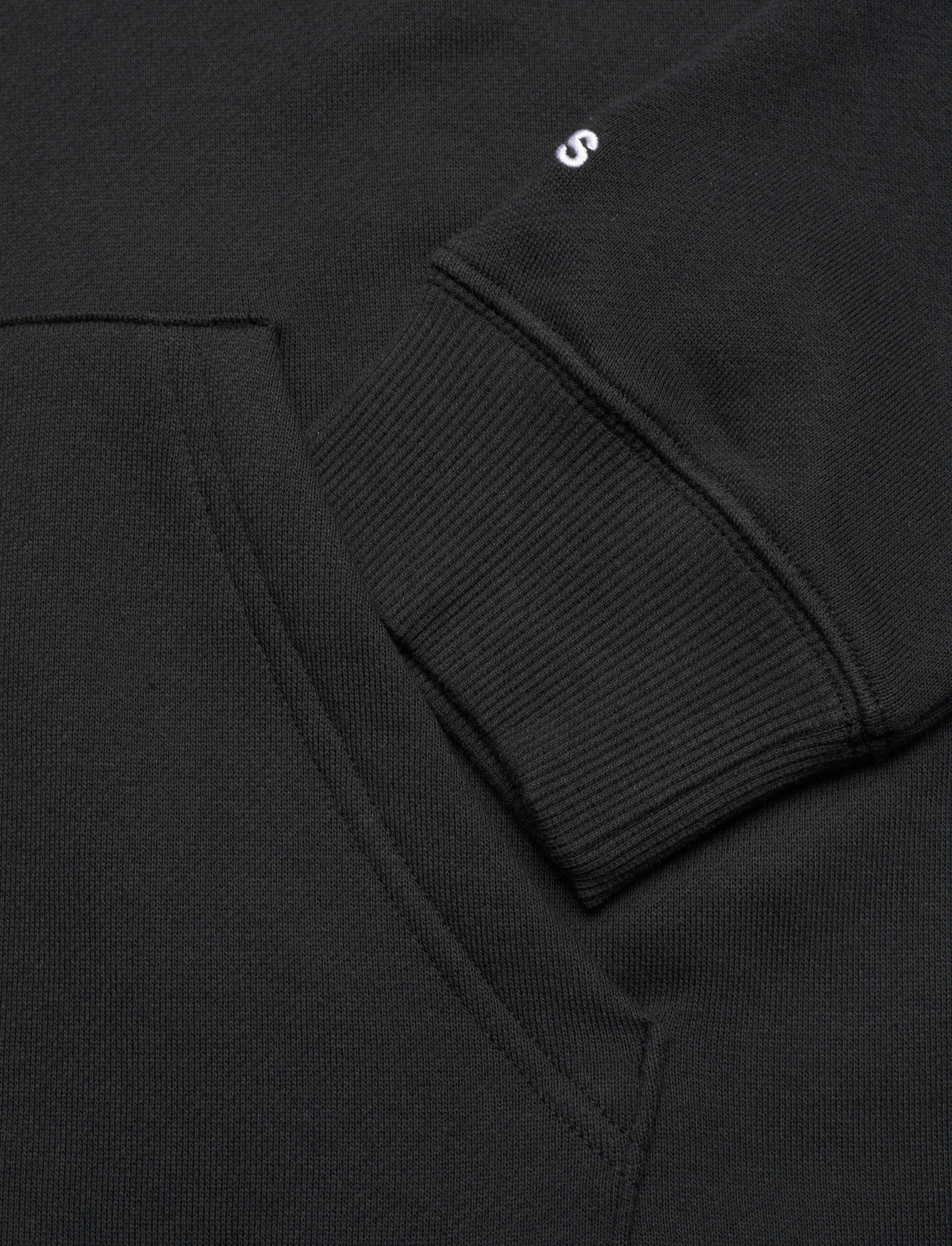 adidas Sportswear - W LIN FT HD - huvtröjor - black/white - 3