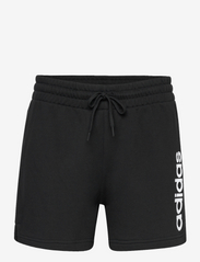 Essentials Linear French Terry Shorts - BLACK/WHITE