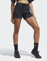 adidas Sportswear - Essentials Linear French Terry Shorts - sweatshorts - black/white - 4