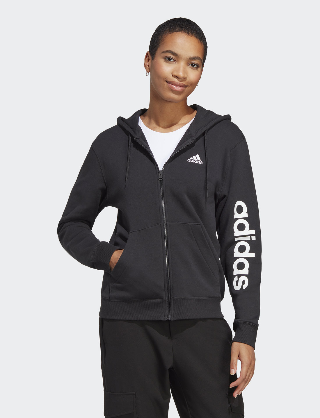 Adidas zip 2024 up hoodies womens