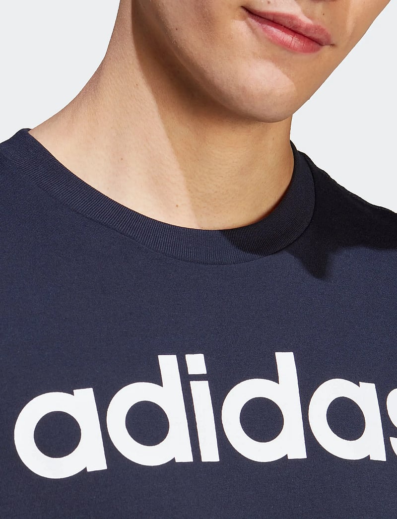 adidas Sportswear - M LIN SJ T - t-shirts - legink/white - 4
