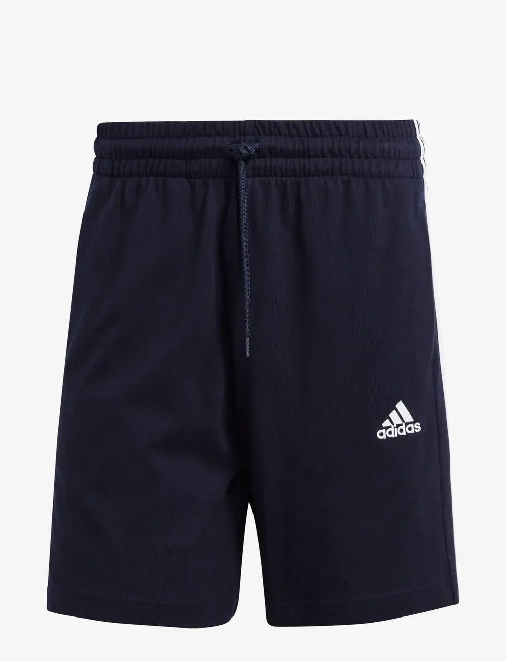 adidas Sportswear - ESSENTIALS SINGLE JERSEY 3 STRIPES SHORT - lühikesed treeningpüksid - legink/white - 0