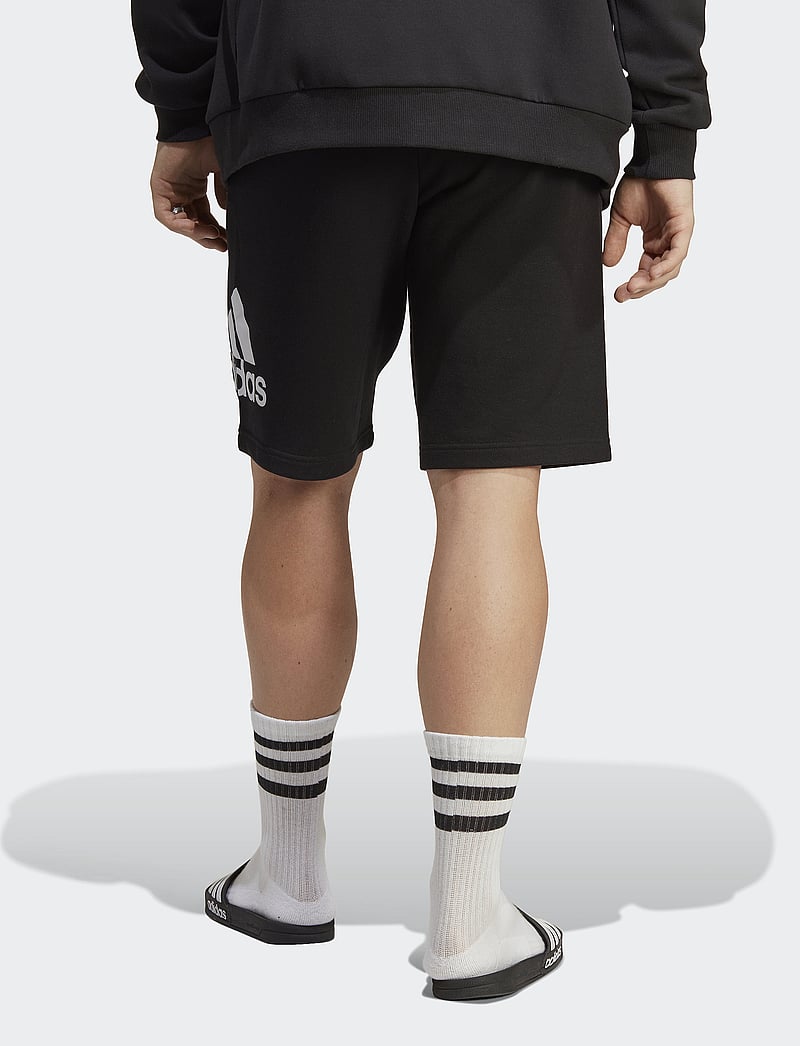 adidas Sportswear - ESSENTIALS BIG LOGO FRENCH TERRY SHORT - bottoms - black - 3