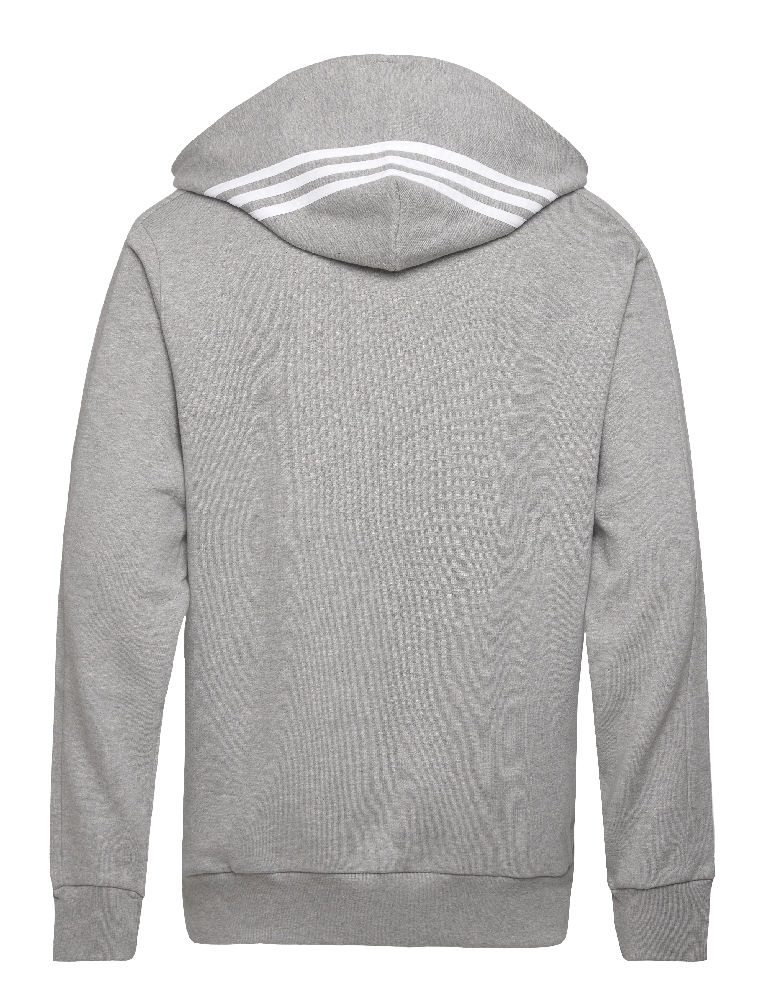 adidas Sportswear - M 3S FT FZ HD - mgreyh/white - 1