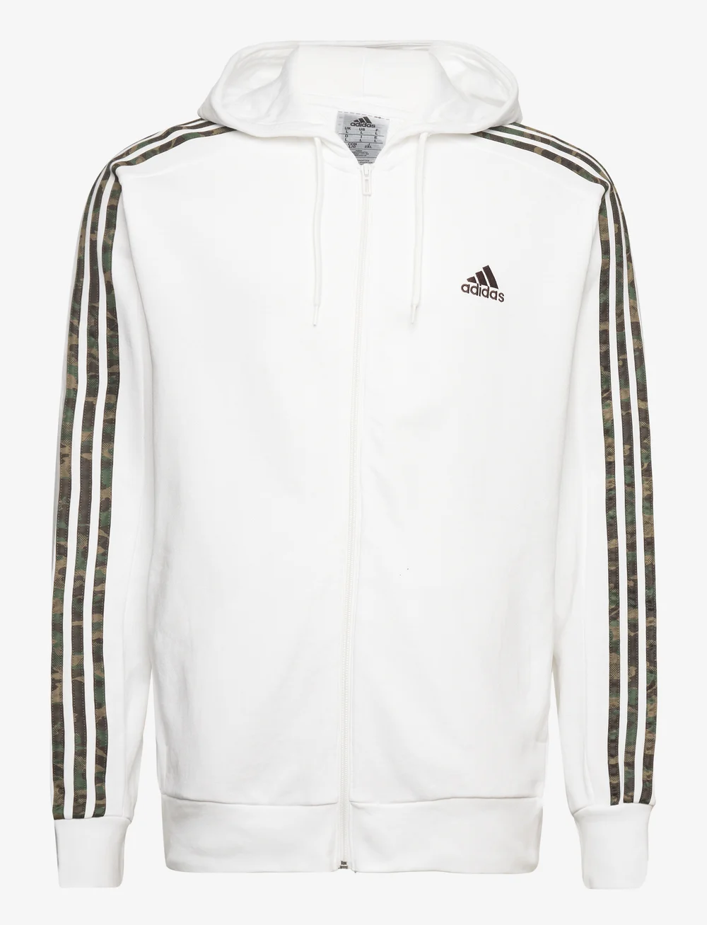 Adidas three stripe zip top hoodie
