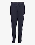 ESSENTIALS 3-STRIPES FRENCH TERRY CUFFED PANT - LEGINK/WHITE