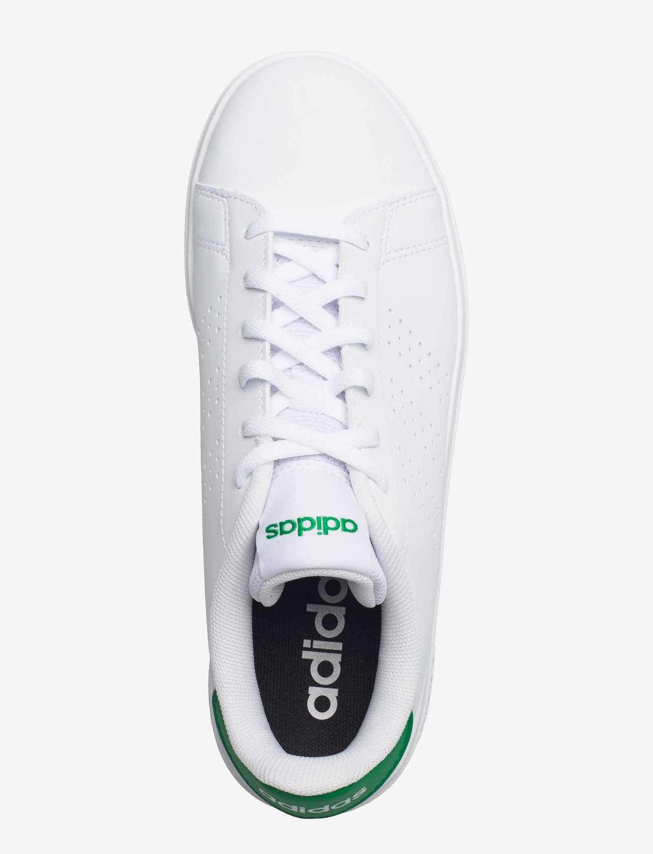 adidas Sportswear - ADVANTAGE BASE 2.0 J - lave sneakers - ftwwht/ftwwht/green - 3