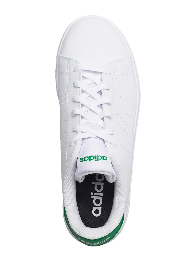 adidas Sportswear - ADVANTAGE BASE 2.0 J - lave sneakers - ftwwht/ftwwht/green - 3