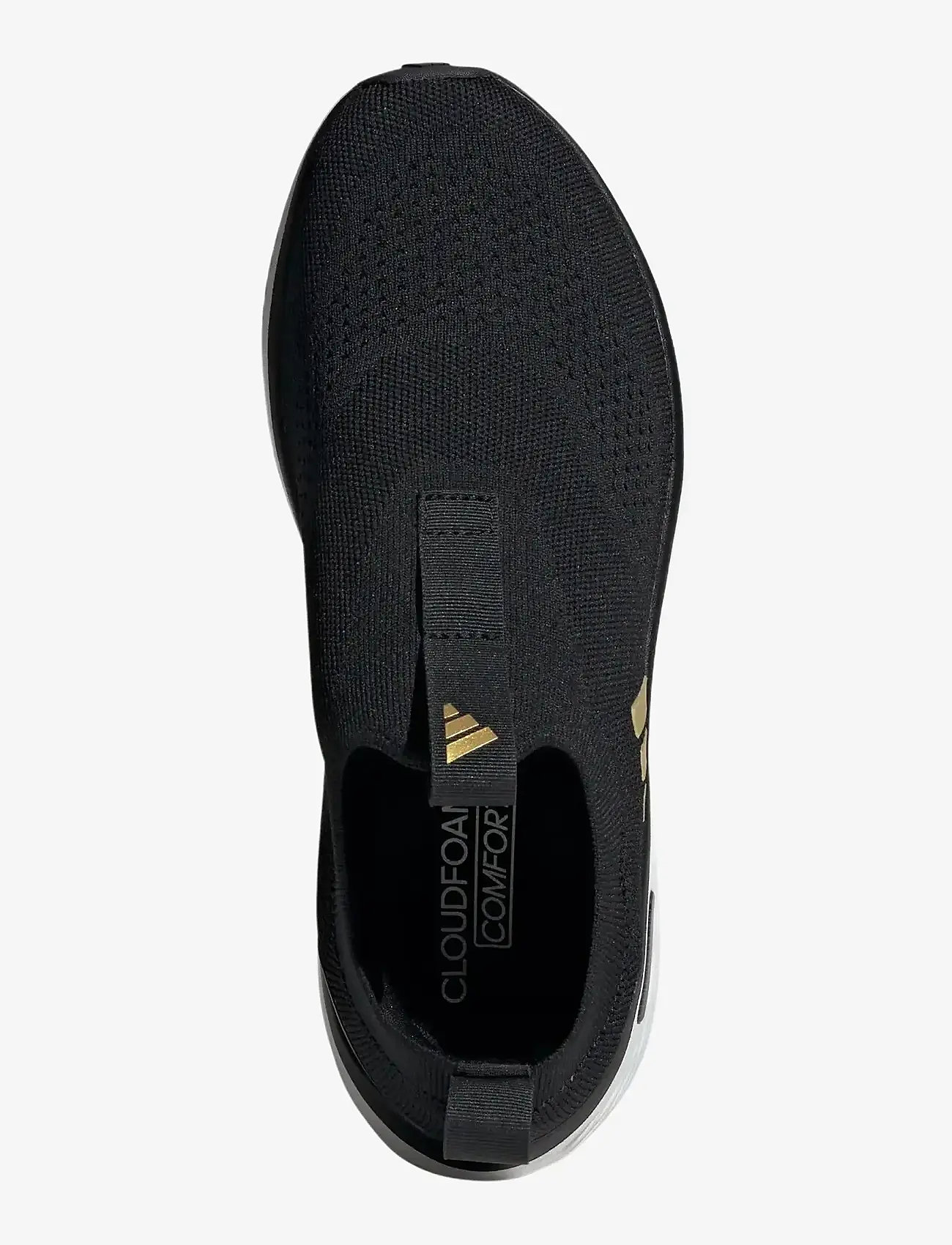 adidas Sportswear - CLOUDFOAM GO SOCK - cblack/magold/ftwwht - 4