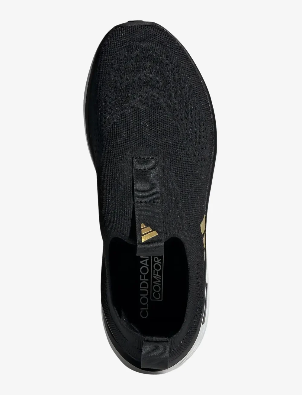 adidas Sportswear - CLOUDFOAM GO SOCK - niedrige sneakers - cblack/magold/ftwwht - 4