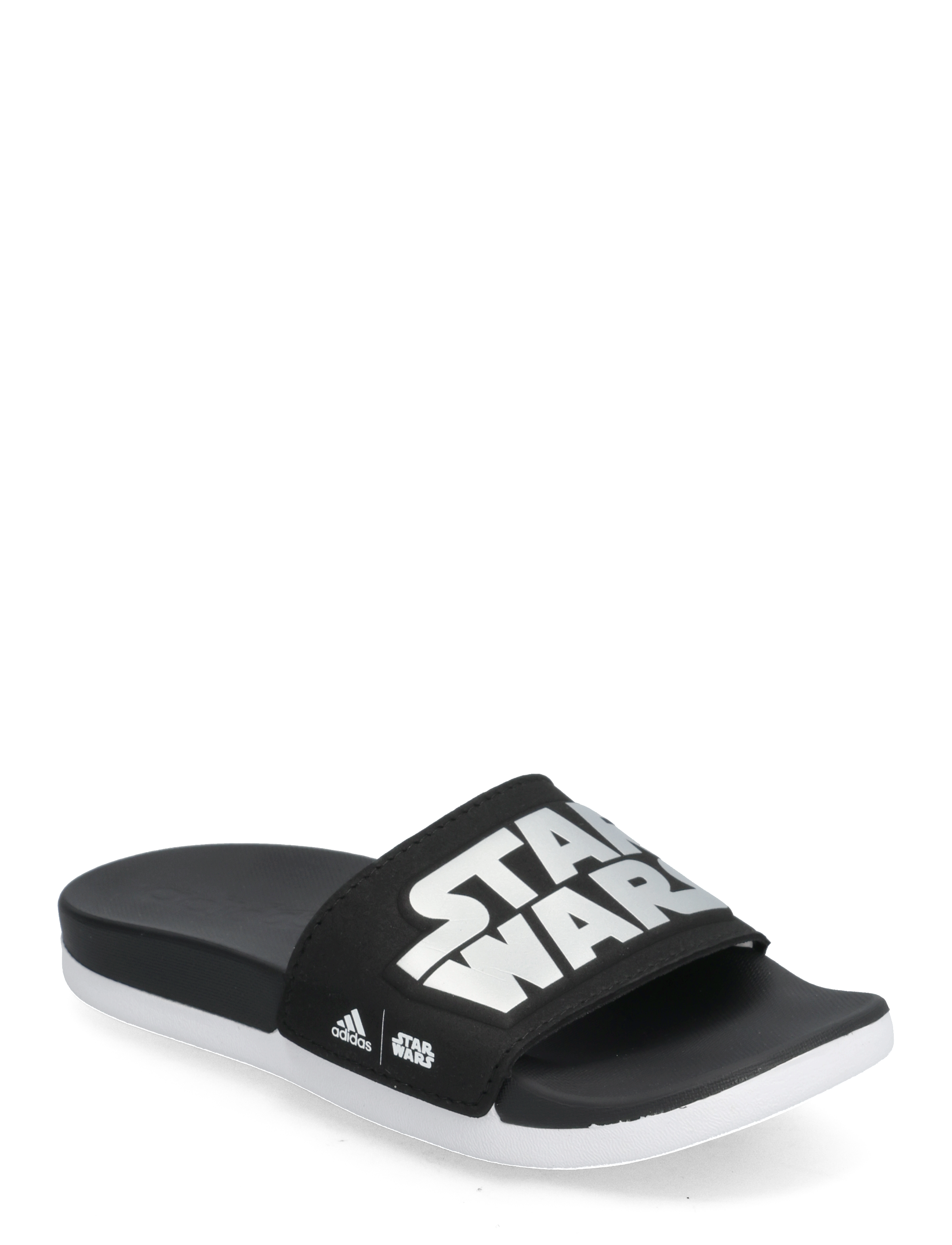 adidas Sportswear ADILETTE COMFORT STAR WARS K - Tøfler - CBLACK/SILVMT/FTWWHT / black
