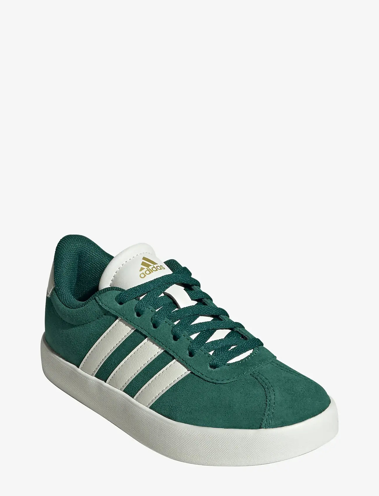 adidas Sportswear - VL COURT 3.0 K - låga sneakers - cgreen/owhite/goldmt - 0