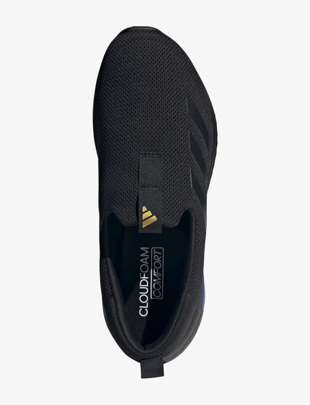 adidas Sportswear - CLOUDFOAM MOVE LOUNGER - låga sneakers - cblack/cblack/lucblu - 4