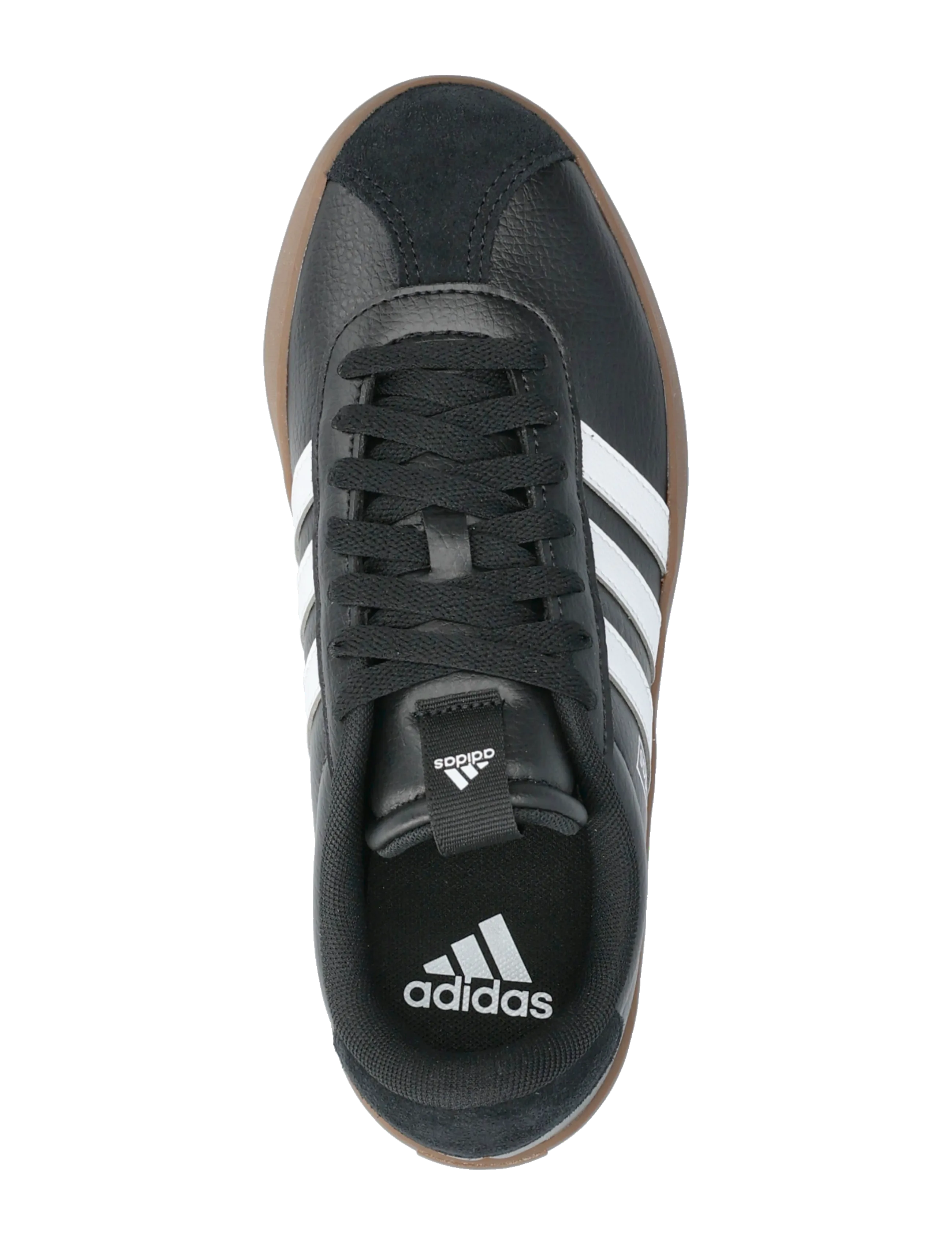 adidas Sportswear - VL COURT 3.0 - lave sneakers - cblack/ftwwht/gum5 - 3