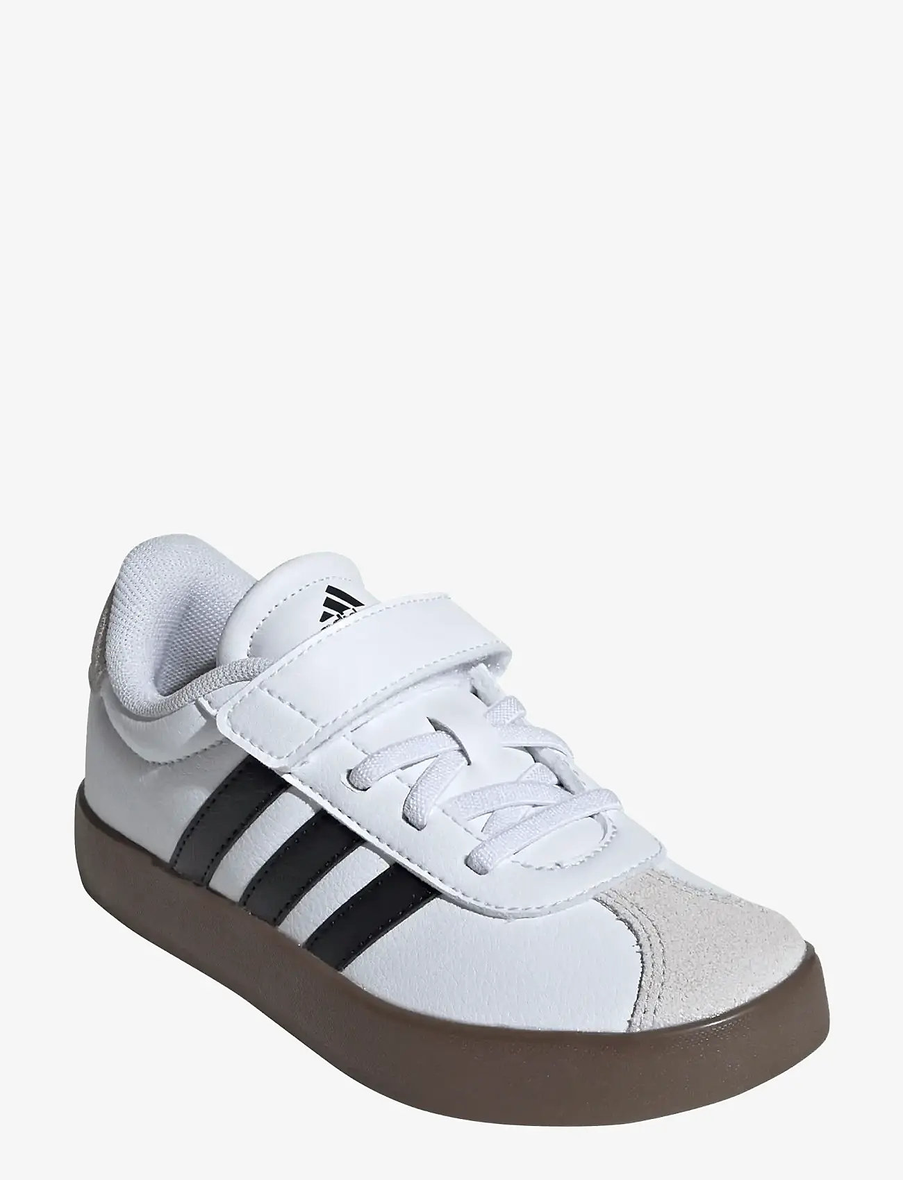 adidas Sportswear - VL COURT 3.0 EL C - lave sneakers - ftwwht/cblack/greone - 1