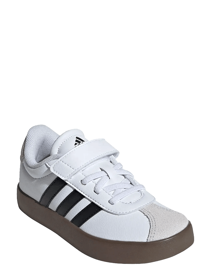 adidas Sportswear - VL COURT 3.0 EL C - lave sneakers - ftwwht/cblack/greone - 1