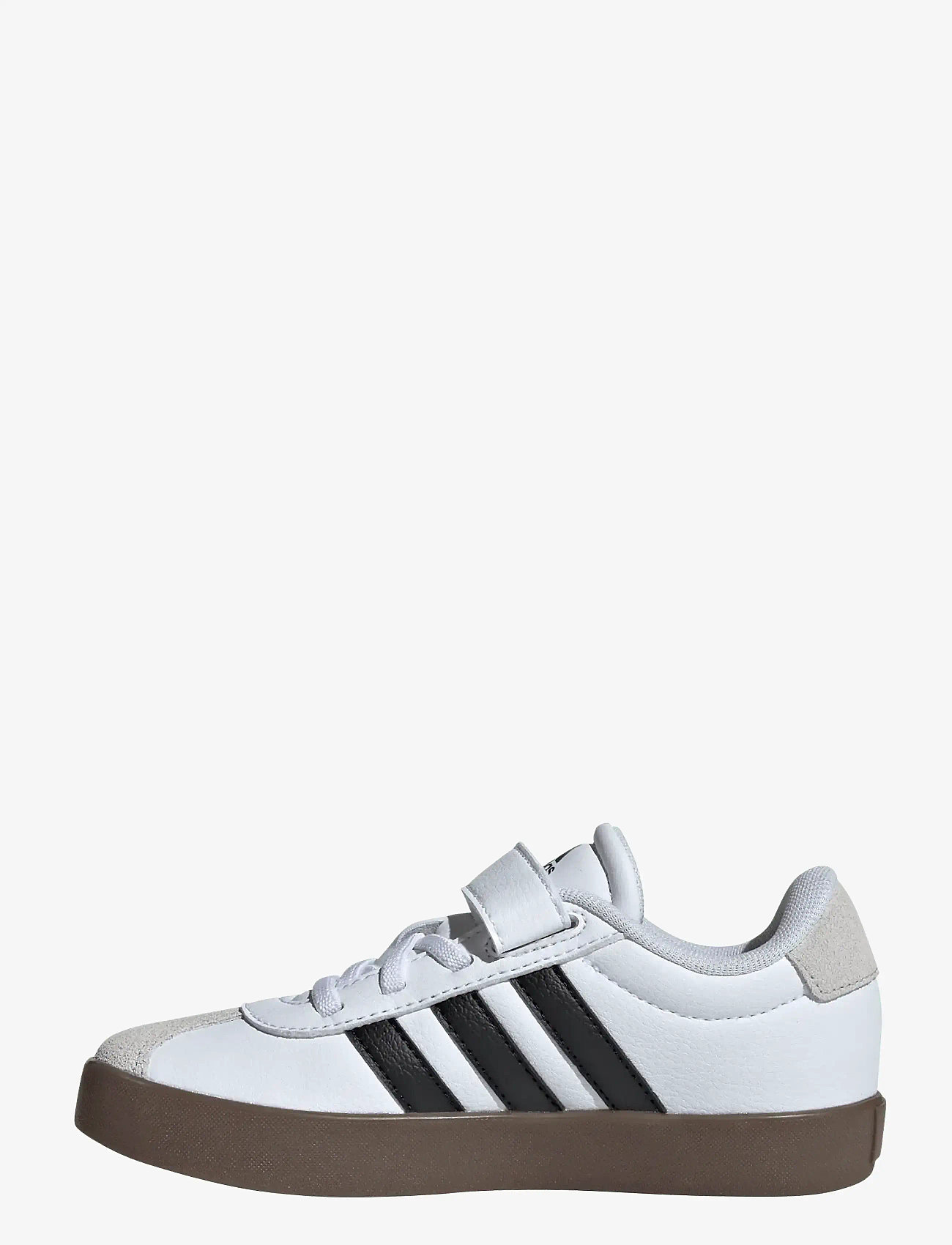 adidas Sportswear - VL COURT 3.0 EL C - lave sneakers - ftwwht/cblack/greone - 3