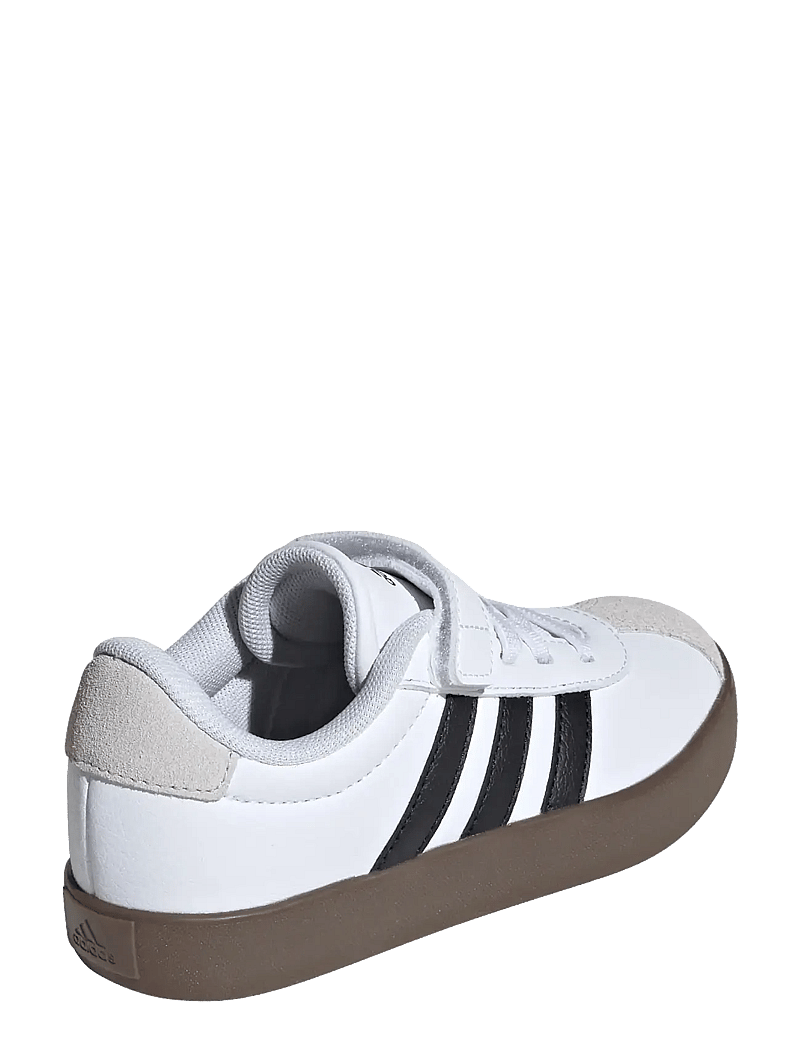 adidas Sportswear - VL COURT 3.0 EL C - lave sneakers - ftwwht/cblack/greone - 4