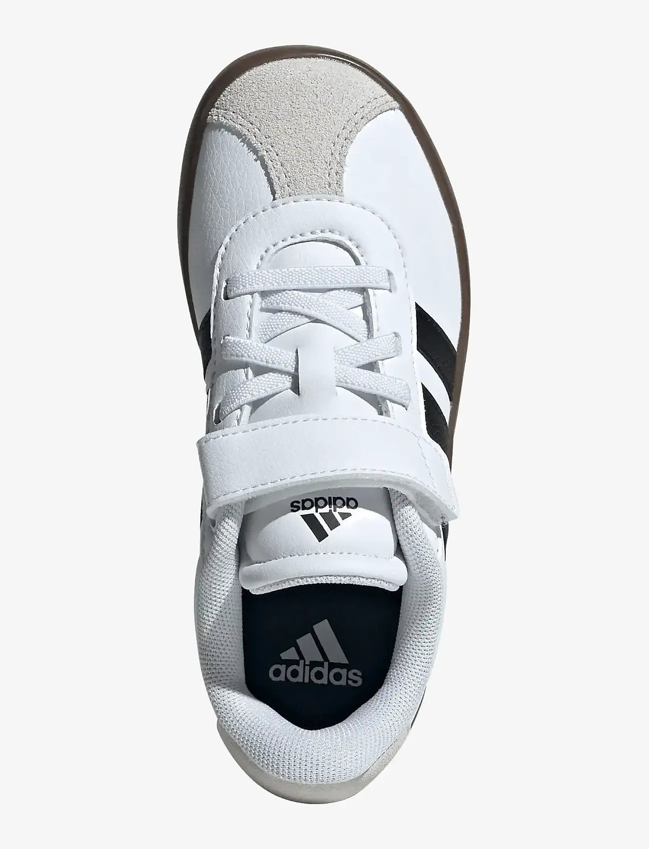 adidas Sportswear - VL COURT 3.0 EL C - lave sneakers - ftwwht/cblack/greone - 5