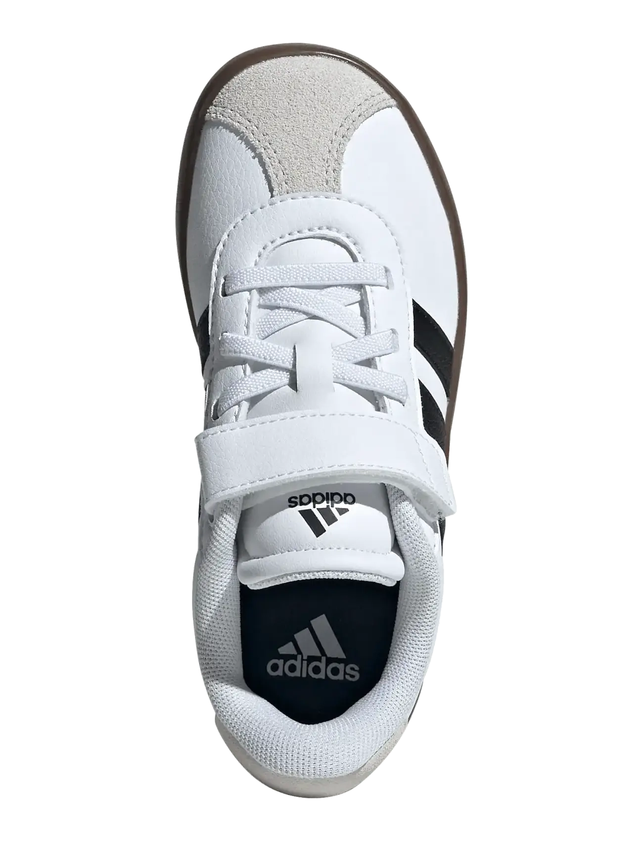 adidas Sportswear - VL COURT 3.0 EL C - lave sneakers - ftwwht/cblack/greone - 5