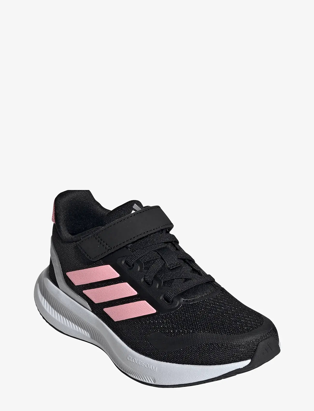 adidas Sportswear - RUNFALCON 5 EL C - löparskor - cblack/pinspa/silvmt - 0