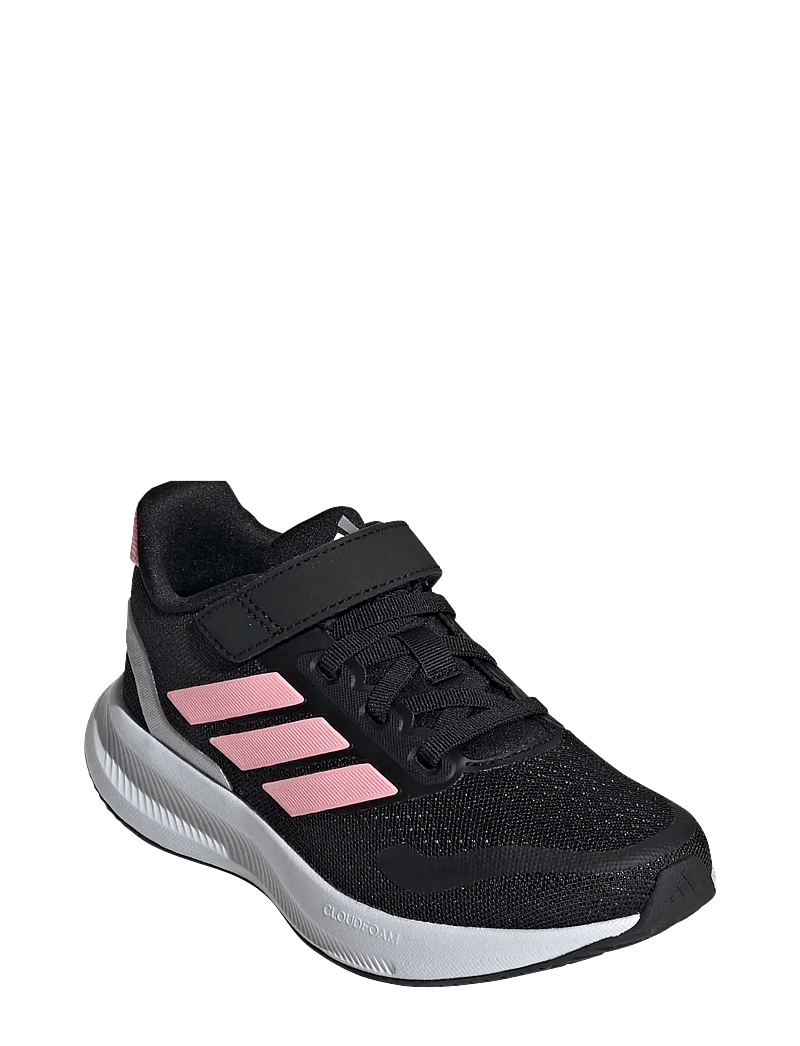 adidas Sportswear - RUNFALCON 5 EL C - löparskor - cblack/pinspa/silvmt - 0
