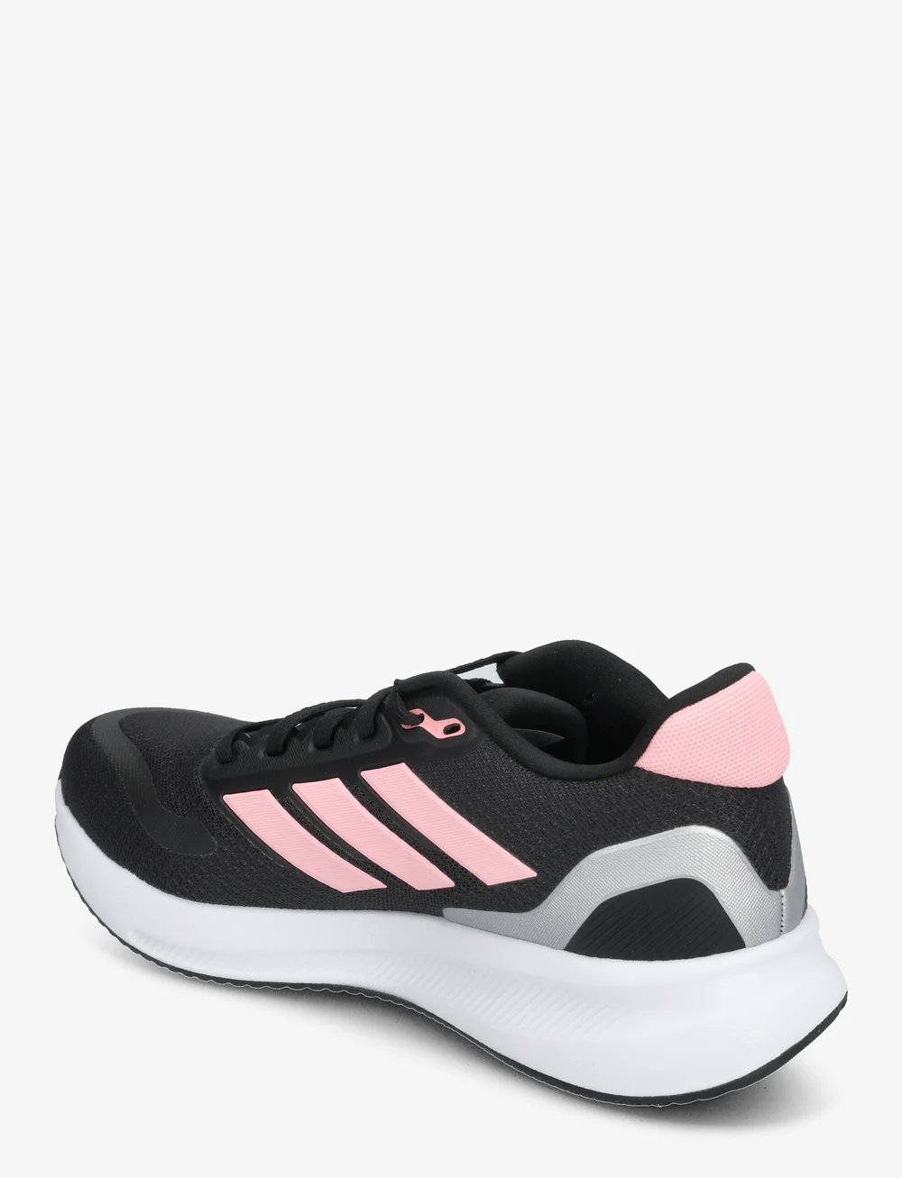 adidas Sportswear - RUNFALCON 5 J - låga sneakers - cblack/pinspa/silvmt - 2