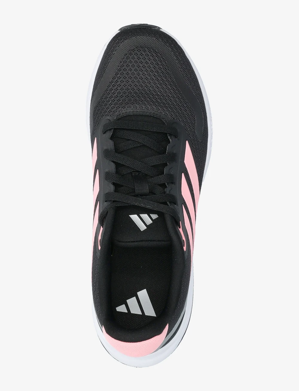 adidas Sportswear - RUNFALCON 5 J - låga sneakers - cblack/pinspa/silvmt - 3