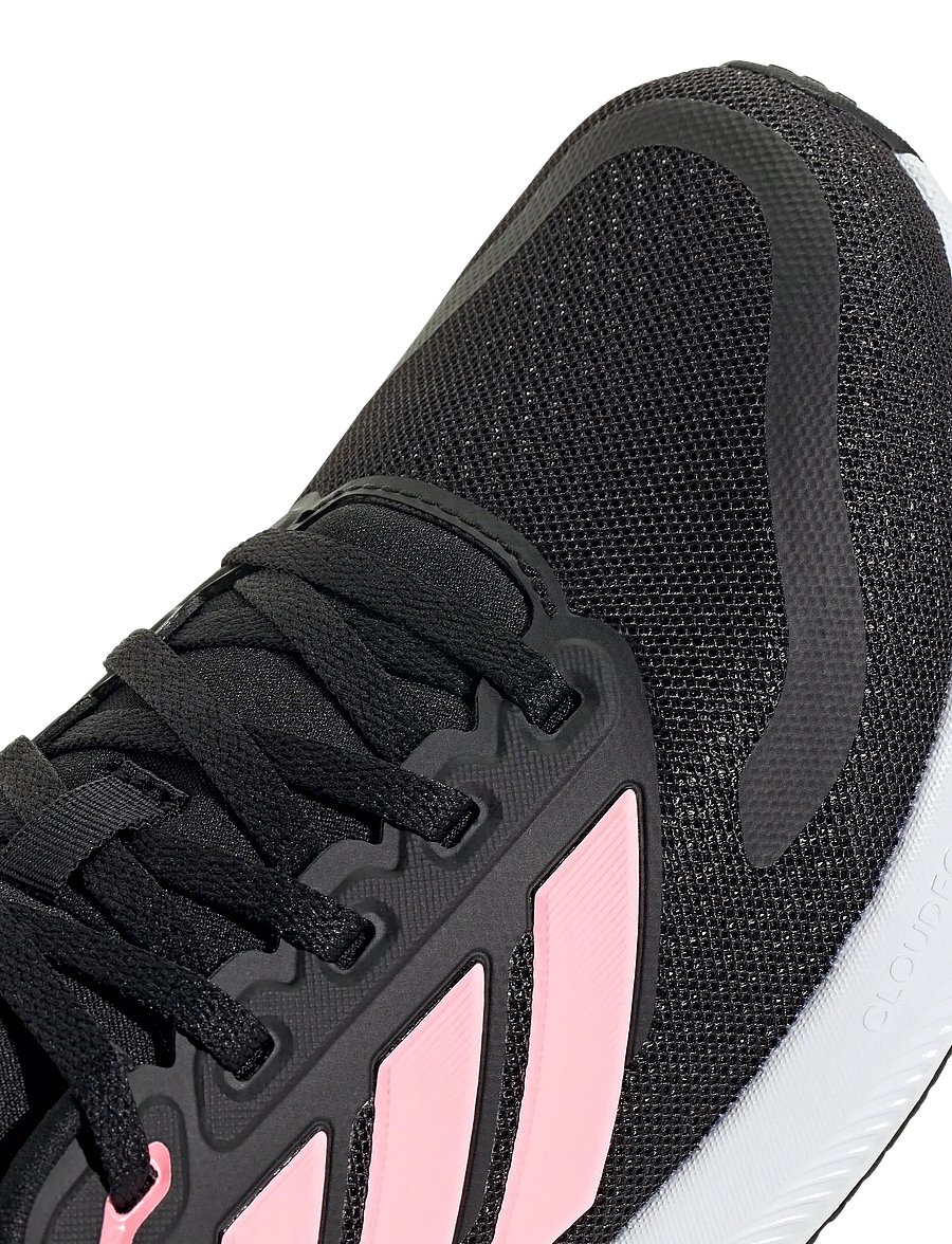 adidas Sportswear - RUNFALCON 5 J - løbesko - cblack/pinspa/silvmt - 5