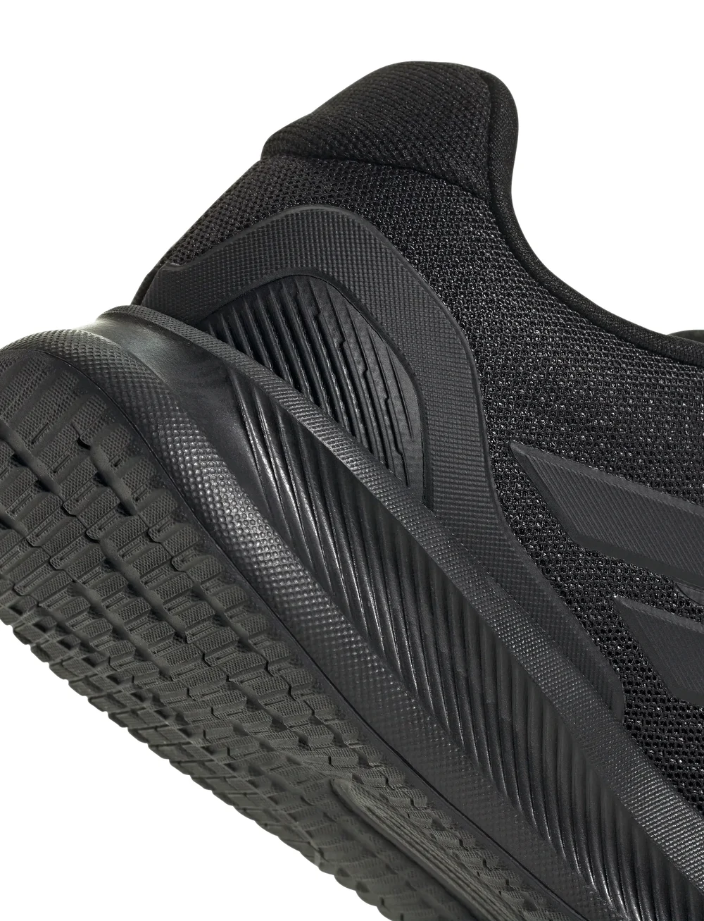 adidas Sportswear - RUNFALCON 5 J - lav ankel - cblack/cblack/cblack - 5