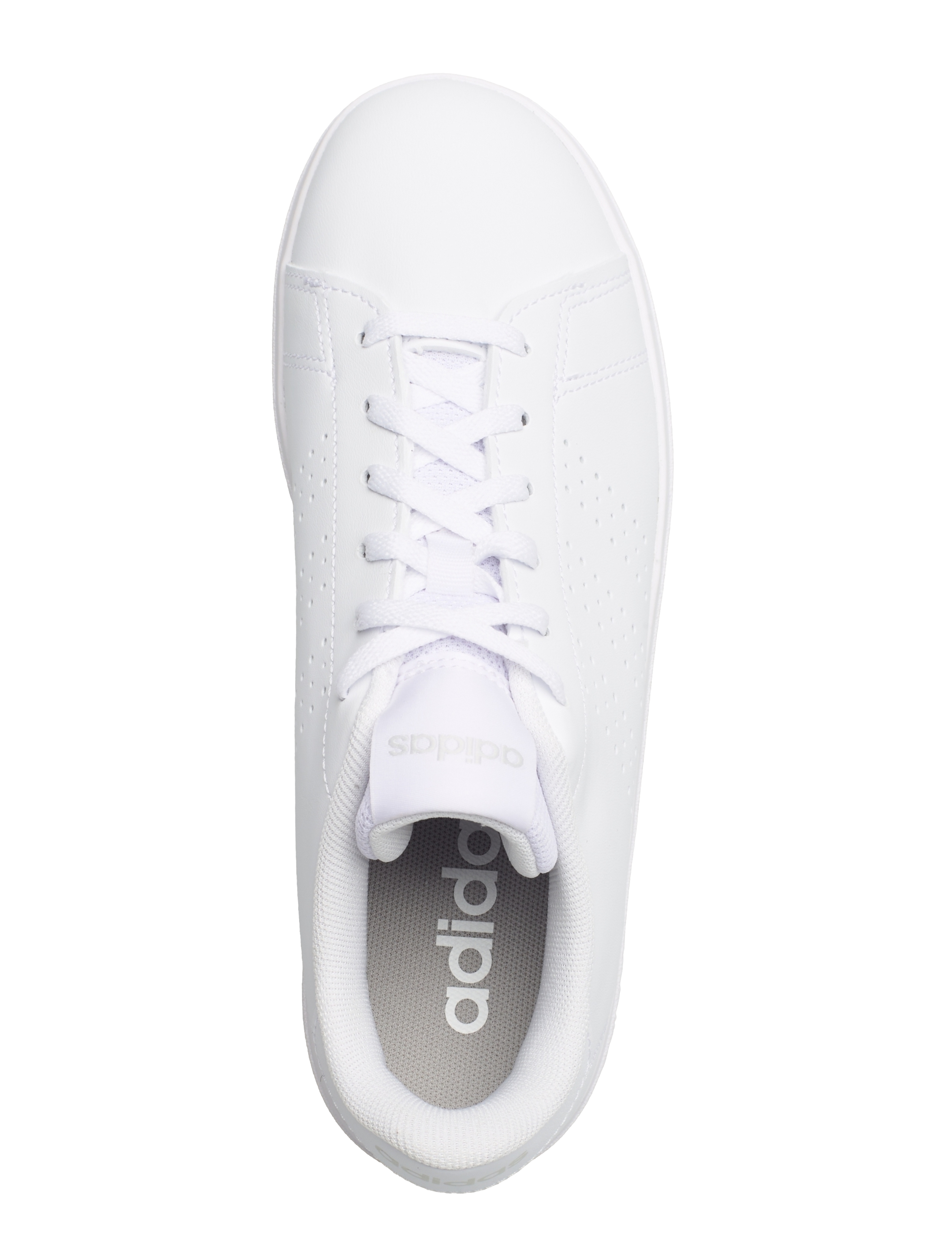 adidas Sportswear - ADVANTAGE BASE 2.0 J - lave sneakers - ftwwht/ftwwht/greone - 3