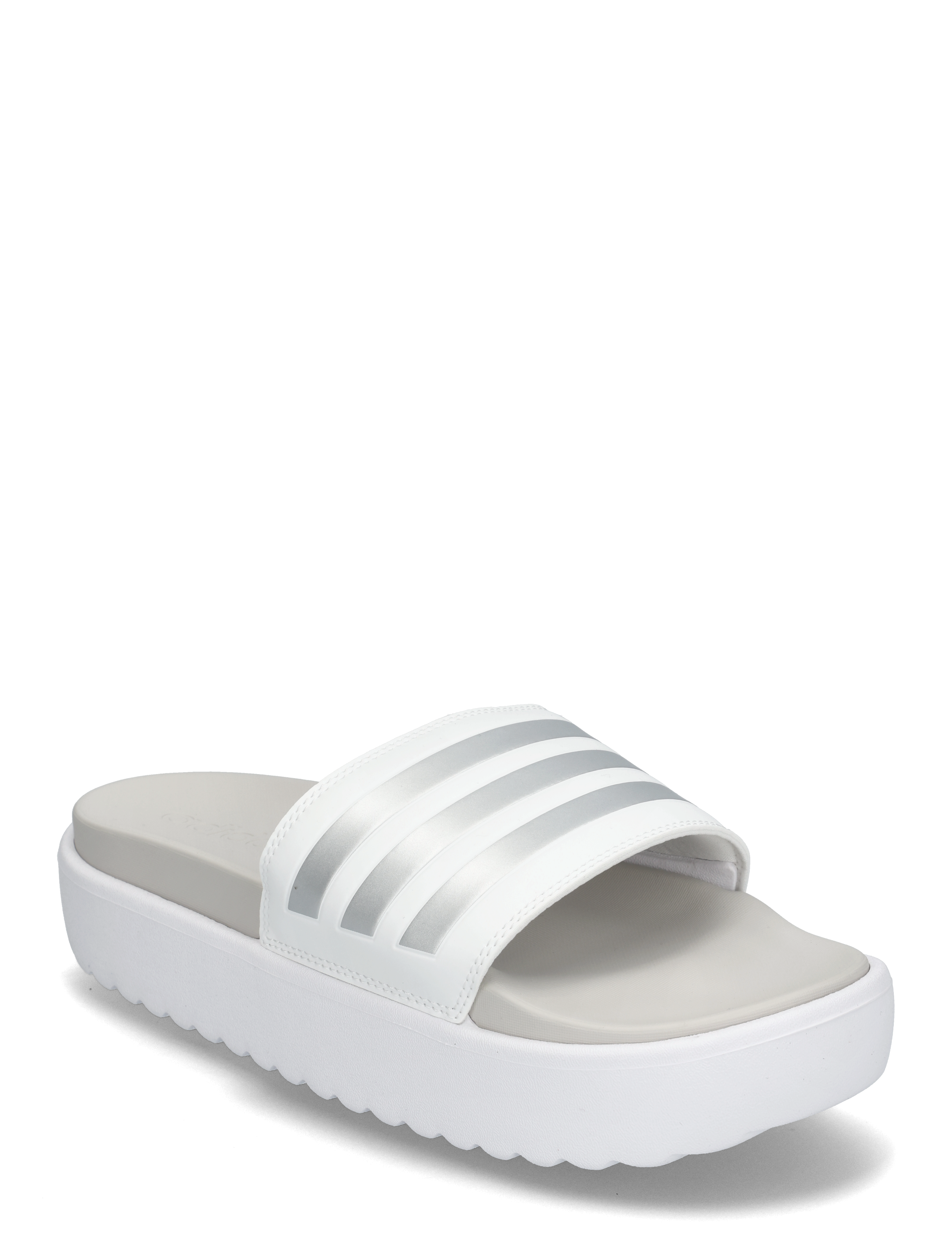 adidas Sportswear Adilette Platform, Mænd, Plateau Badesandal, Hvid, Str: 43