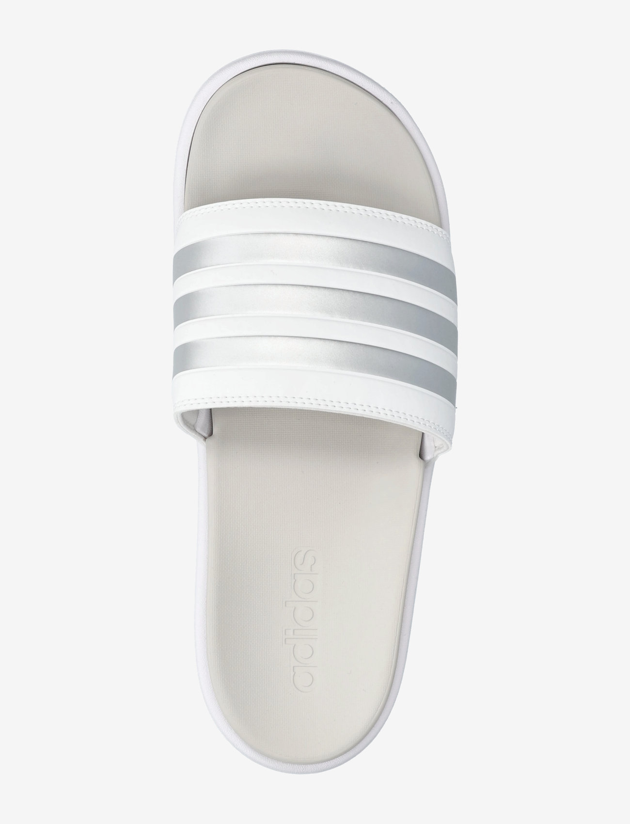 adidas Sportswear - ADILETTE PLATFORM - badesko & badesandaler - ftwwht/zeromt/greone - 3