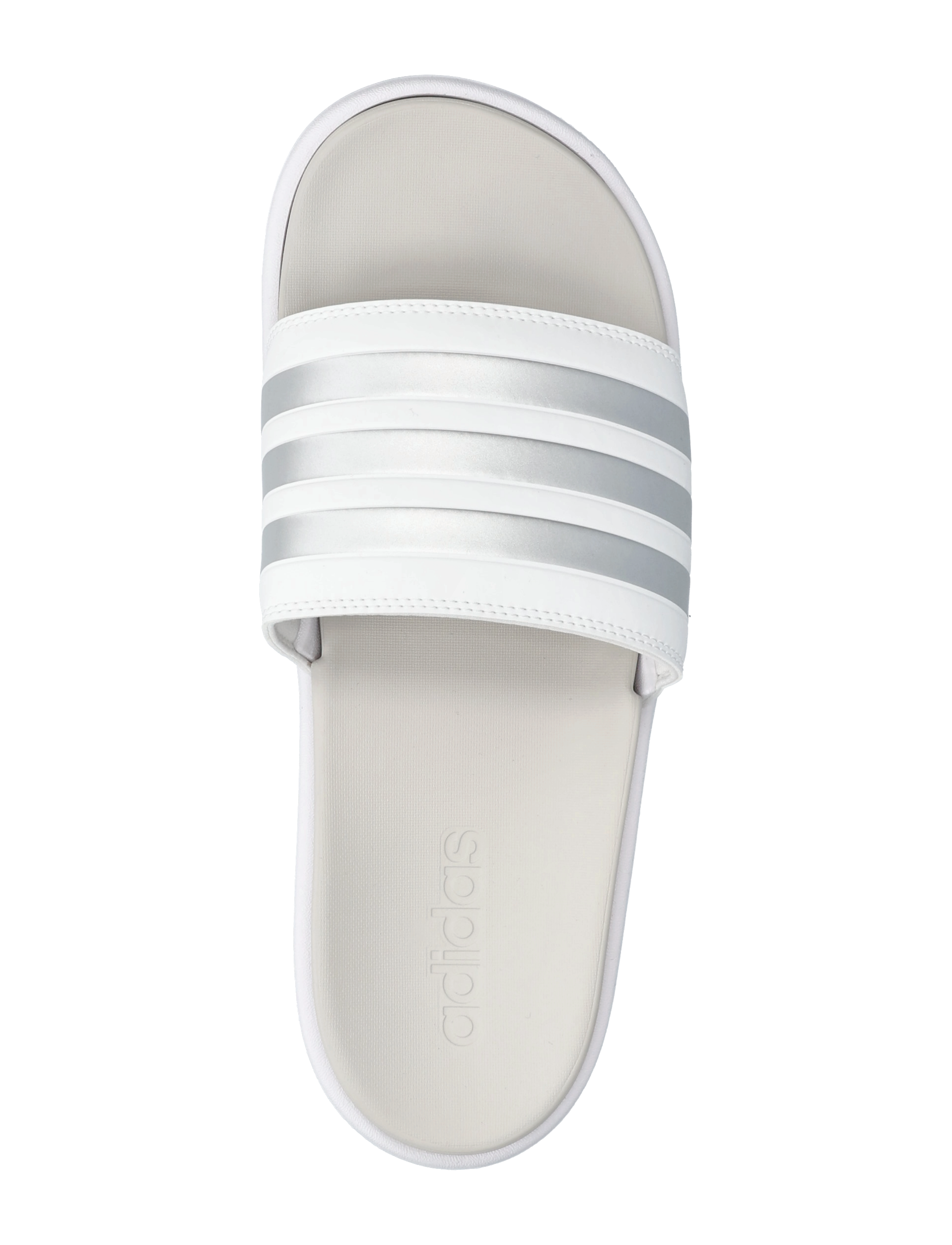adidas Sportswear - ADILETTE PLATFORM - sandaalid ja sussid - ftwwht/zeromt/greone - 3