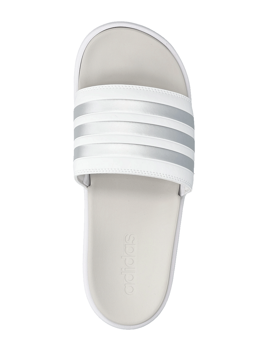 adidas Sportswear - ADILETTE PLATFORM - sandaalit ja tohvelit - ftwwht/zeromt/greone - 3