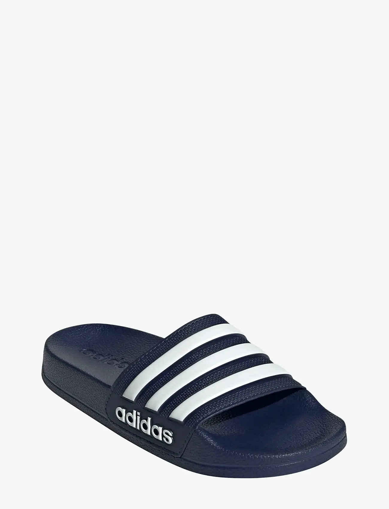 adidas Sportswear - ADILETTE SHOWER K - badtofflor - dkblue/ftwwht/dkblue - 0